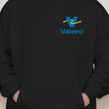 Classic Valero Logo Unisex Pullover Hoodie