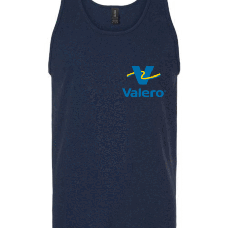 Valero Men’s Tank Top – Valero Logo Sleeveless Shirt, Casual Graphic Tank