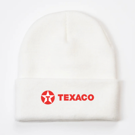 TEXACO Logo Knit Beanie – Classic Automotive-Inspired Winter Hat