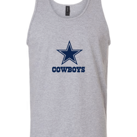 Dallas Cowboys Men’s Tank Top – Football Fan Sleeveless Shirt, Cowboys Graphic Tank