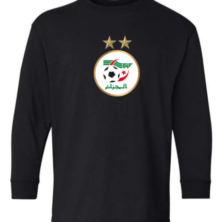 Algeria Football Team Logo Youth Long Sleeve T-Shirt