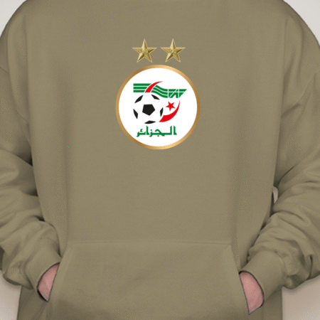 Algeria Football Team Logo Unisex Pullover Hoodie