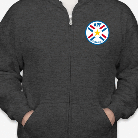 Paraguay National Football Team Zip-Up Hoodie Unisex Soccer Fan Streetwear