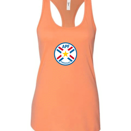 Paraguay Football Association APF Logo Women’s Racerback Tank Top