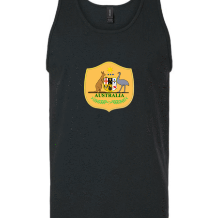 Australia Football Team Men’s Tank Top – Australian Soccer Fan Sleeveless Shirt, Football Graphic Tank