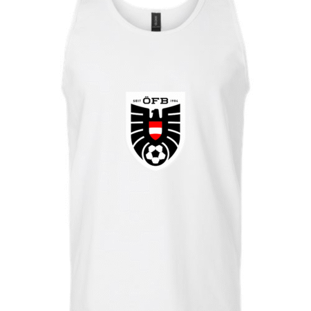 Austria National Football Team Men’s Tank Top – Austria Soccer Logo Sleeveless Fan Shirt