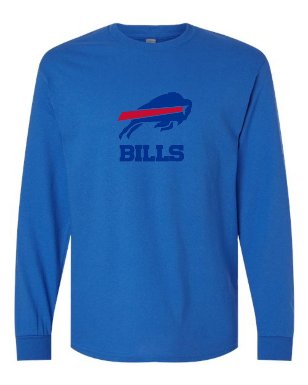 Classic Buffalo Bills Logo Men’s Long Sleeve T-Shirt