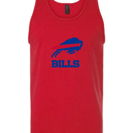 Buffalo Bills Logo Men’s Tank Top – NFL Football Sleeveless Fan Shirt