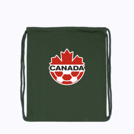Canada Football Team Logo Drawstring Bag