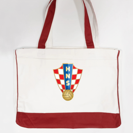 Croatian Football Team Logo Trimmed Tote Bag