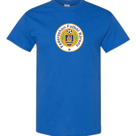 Curaçao National Football Team Men’s Gildan T-Shirt – Soccer Inspired Graphic Tee
