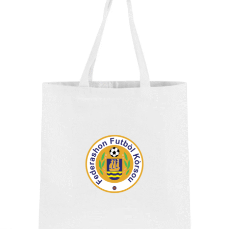 Curaçao National Football Team Logo Canvas Tote Bag