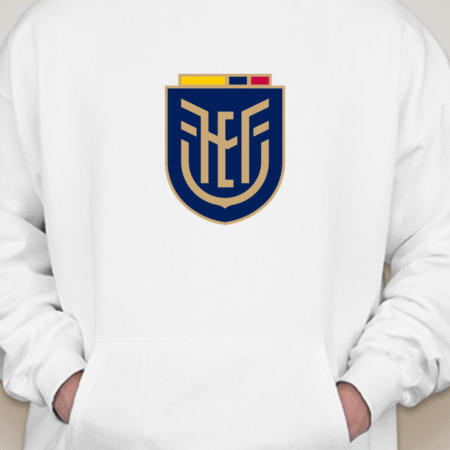 Ecuador Football Team Logo Unisex Pullover Hoodie