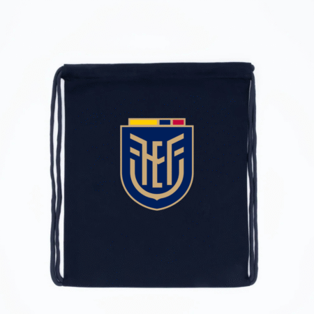 Ecuador Football Team Logo Drawstring Bag