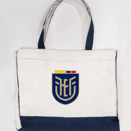 Ecuador Football Team Logo Trimmed Tote Bag