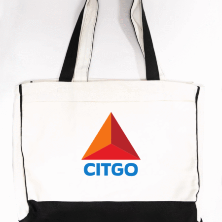 CITGO Logo Trimmed Tote Bag