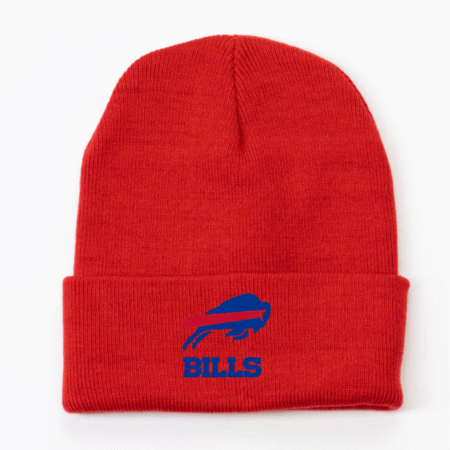 Buffalo Bills Logo Knit Beanie – NFL Football Fan Winter Hat