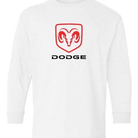 Dodge Logo Youth Long Sleeve T-Shirt