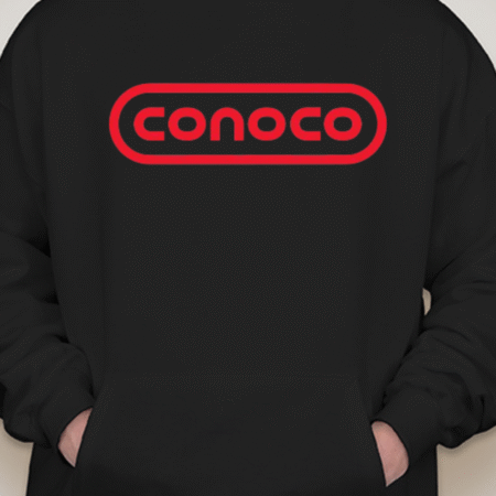 Classic Conoco Logo Unisex Pullover Hoodie