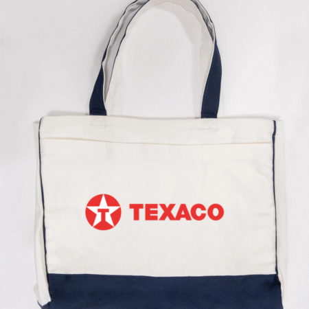 TEXACO Logo Trimmed Tote Bag