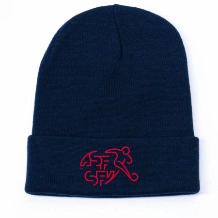 Switzerland National Football Team Logo Knit Beanie