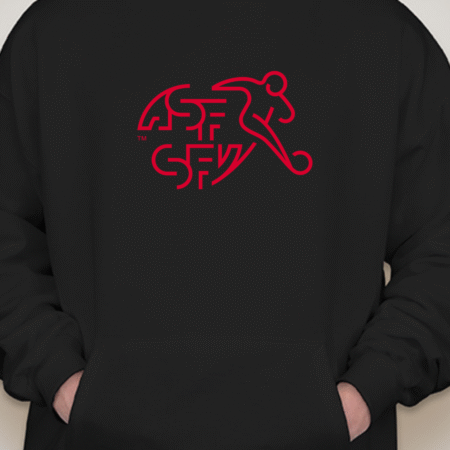 Switzerland Football Team Logo Unisex Pullover Hoodie