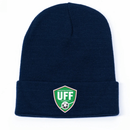 Uzbekistan National Football Team Logo Knit Beanie