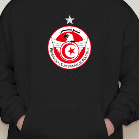 Tunisia Football Team Logo Unisex Pullover Hoodie