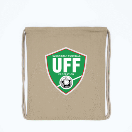 Uzbekistan Football Team Logo Drawstring Bag