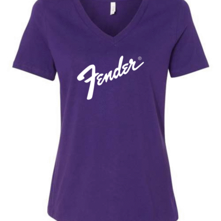 Fender Logo Women’s V-Neck Tee