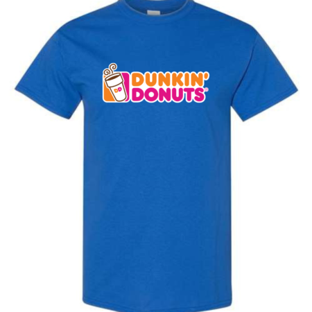Dunkin’ Donuts Logo Men’s Gildan T-Shirt – Coffee & Donut Inspired Graphic Tee