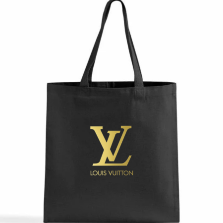 LV Logo Canvas Tote Bag