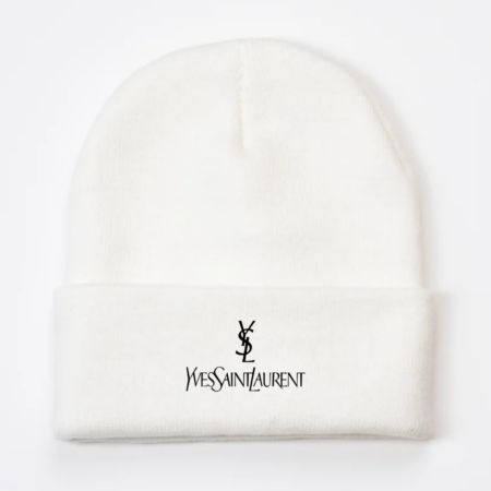 YSL Logo Knit Beanie