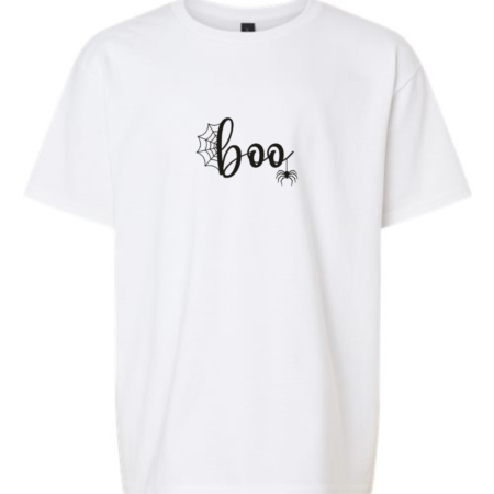 Youth Halloween Logo Inspired T-Shirt – Kids Unisex Spooky Graphic Tee