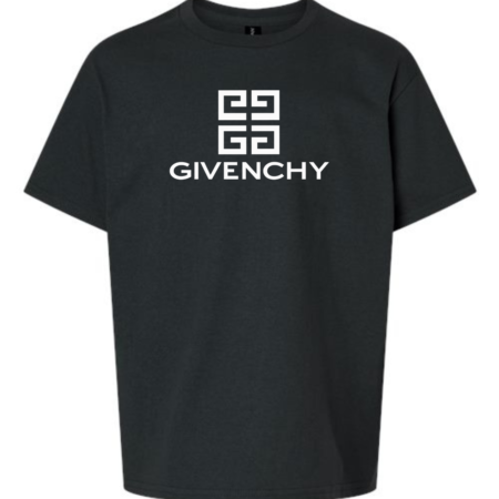 Youth Givenchy Logo Inspired T-Shirt – Kids Unisex Designer Style Tee