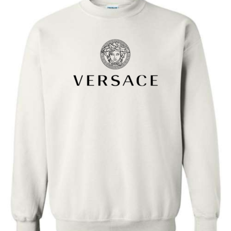 Versace Inspired Men's Sweatshirt – Luxury Logo Crewneck