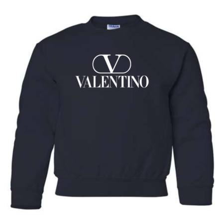 Valentino Logo Youth Sweatshirt – Kids & Youth Fashion Crewneck