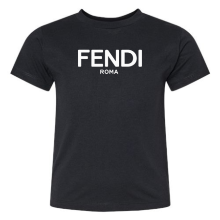 Classic Fendi Roma Logo Toddler T-Shirt