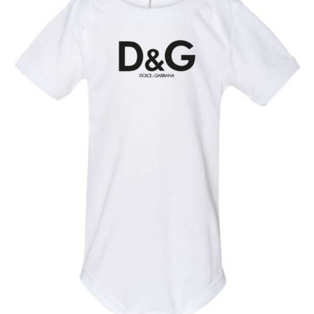 Dolce & Gabbana Baby Bodysuit Luxury Logo Infant One-Piece Gift