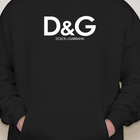 Dolce & Gabbana Logo Unisex Hoodie for Men and Women Pullover Sweatshirt