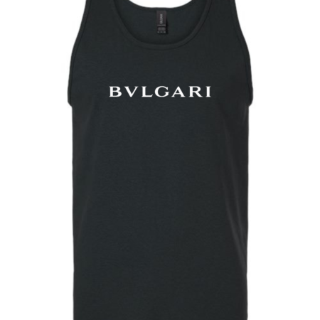 Bvlgari Logo Men’s Tank Top – Luxury Designer Inspired Sleeveless Shirt