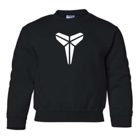 Kobe Bryant Logo Youth Sweatshirt – Kids & Youth Basketball Crewneck Pullover
