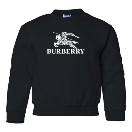 Burberry Logo Youth Sweatshirt – Kids & Youth Fashion Crewneck Pullover