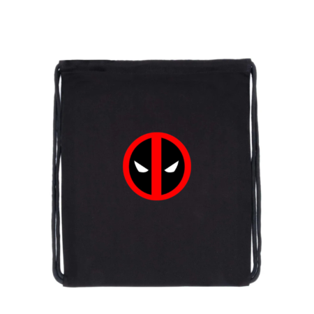 Deadpool Logo Drawstring Backpack