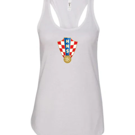 Croatian Football Federation Logo Women’s Racerback Tank Top