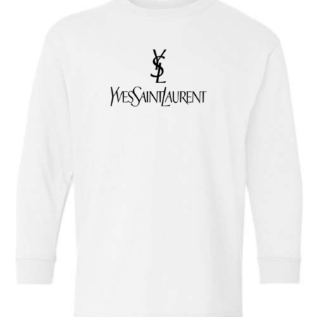 YSL Logo Youth Long Sleeve T-Shirt