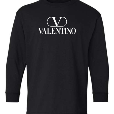 Valentino Logo Youth Long Sleeve T-Shirt
