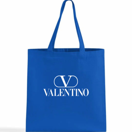 Valentino Logo Canvas Tote Bag