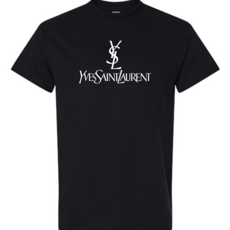 YSL Logo Men’s Gildan T-Shirt – Luxury Fashion Inspired Graphic Tee