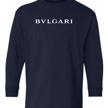 Bvlgari Logo Youth Long Sleeve T-Shirt